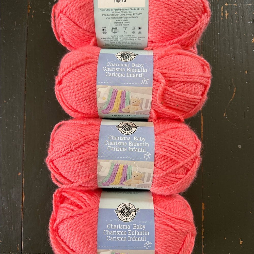 Charisma Baby Yarn in Pink
